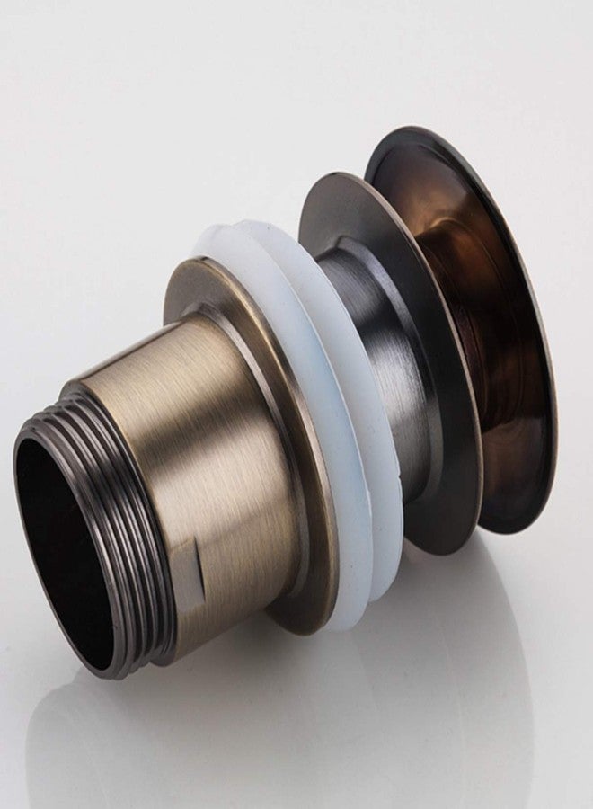 24x7 إي مول وصلة تصريف نحاسية ملولبة بالكامل منبثقة 24x7 eMall 32 مم (4 بوصة)، غطاء نحاسي (عتيق) - Image 2